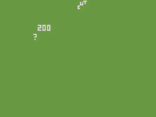 Blackjack title screen for Atari 2600